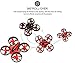 EACHINE E010 Mini UFO Quadcopter Drone 2.4G 4CH 6 Axis Headless Mode Remote Control Nano Quadcopter RTF Mode 2 (Red)
