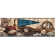 MLB Cooperstown Baseball Prepasted Wallpaper Border