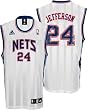 Image of Richard Jefferson New Jersey Nets White Youth Replica Adidas NBA Jersey