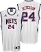 Richard Jefferson Youth Jersey: adidas White Replica #24 New Jersey Nets Jersey - Medium (10-12)