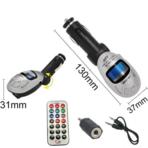 PROMOTION ! BESTEK Sd/mmc/usb/mp3 Wireless in Car Fm
