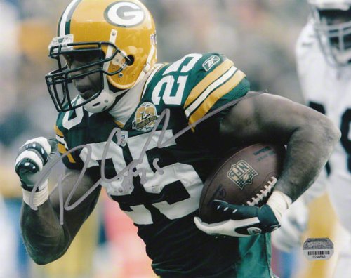 Mounted Memories Green Bay Packers Ryan Grant Autographed 8x10 Running Photo