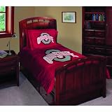 Ohio State Buckeyes College Style Twin/Full 72x86 Comforter Set - NCAA College Athletics