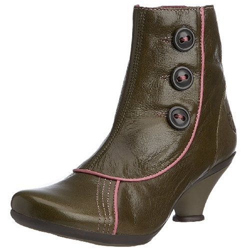 Fly London Valve P141299006, Damen Stiefelette, olivgrün, 40.5 EU / 7 UK