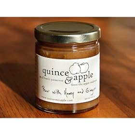 Gourmet Pear with Honey and Ginger Preserves - Set of 2