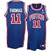 Men`s Detroit Pistons #11 Isiah Thomas Royal Blue Swingman Jersey - 2XL