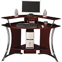 Tacoma Corner Computer Desk Harvest Cherry