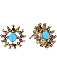 Betsey Johnson "Carnival" Crystal Stud Earrings