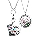 Floating Locket Initial Charms