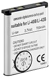 Wentronic Ersatzakku f&uuml;r Li-40B NP-45 Fuji NP-80, Casio EN-EL10 D-LI63 740 mAh