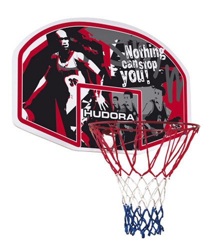 Basketballkorb mit Board und Netz / HUDORA