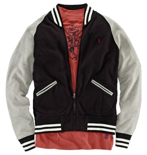 Polo Ralph Lauren Contrasting Jacket Black/Grey