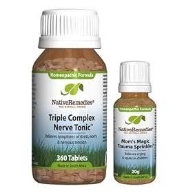 Native Remedies Mom's Magic Trauma Sprinkles and Nerve Tonic ComboPack