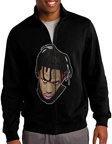 Men's Travis Scott Zip-Front Jacket Sweatshirt