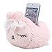 Cute Lovely Plush Mobile Cell Phone iPhone iPod touch Desktop Office Holder (Pink Rabbit)