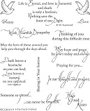 Sympathy Expressions Cling Mounted Rubber Stamp Set by Cornish Heritage Farms 51D5w AyQZL. SL160 Sympathy Expressions Cling Mounted Rubber Stamp Set by Cornish Heritage Farms