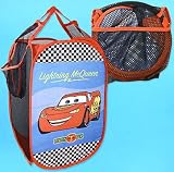 Disney CARS Toy Storage Basket - Pop Up Mesh Laundry Bin
