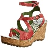 Fly London Women's Glaze Leather Patent Wedge Heels