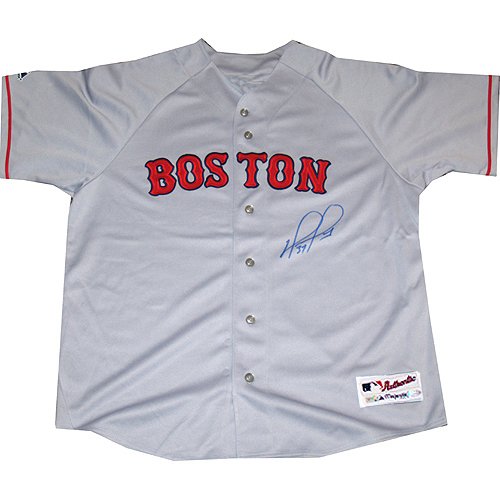 Steiner Sports MLB Boston Red Sox David Ortiz Russell Red Sox Authentic Road Jersey