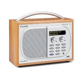 PURE EVOKE-1S, Luxury Portable DAB/FM Radio - Cherry