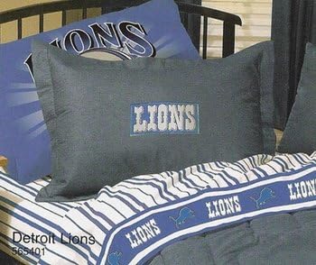 Detroit Lions NFL Denim Pillow Sham