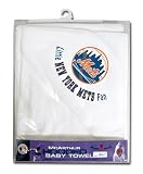 New York Mets Hooded Baby Towel (White)