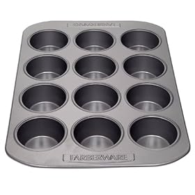 Farberware Nonstick Bakeware 12-Cup Muffin Pan
