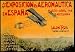 BARCELONA AIRPLANE 1 EXPOSICION AERONAUTICA SPAIN 24 X 36 VINTAGE POSTER REPRO