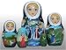Toys : Snow Maiden Fairy Tale Nesting Doll 5pc./6"
