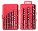 Vermont American 12186 Sidewinder 10 Piece 1/16-Inch to 1/4-Inch Twist Drill Bit Assortment in Plastic Case