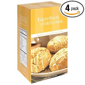 Barefoot Contessa Maple Oatmeal Scone Mix, 15.6-Ounce Boxes (Pack of 4)