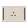 Hi! I'm Mat Doormat