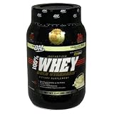 Optimum Nutrition Gold Standard 100% Instantized Natural Whey Protein Powder, Vanilla Ice Cream, 2.07-Pound Plastic Jars