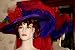 Victorian Tea Hat Purple Hat New Design by Darna 