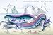 Art Poster, Hawkins Gymnetrus and Red Band Fish - 27.5 x 18.75