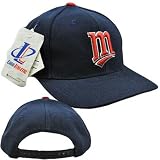 MLB Minnesota Twins Old School Vintage Retro Twins Snapback Logo Curved Hat Cap