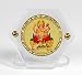 Eknoor Car Dashboard Idol- Goldplated Hexa- Ganesh ji with japa mala (prayer beads) RS.350.00