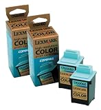 Lexmark 17G0060 Color Ink Cartridge Twin Pack (16G0096) 51D6DBABH2L. SL160 Lexmark 17G0060 Color Ink Cartridge Twin Pack (16G0096)
