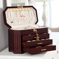 Kennedy Jewelry Box - 13.5W x 7.5H in. Material - Wood Kennedy Jewelry Box - 13.5W x 7.5H in. Material - Wood