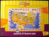 Just Kidz Search & Learn USA Floor Puzzle