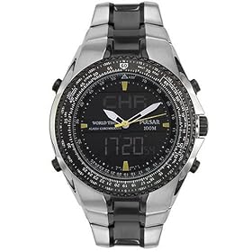 Click here to buy Pulsar Mens Tech Gear Flight Computer Watch #PM7001 by Pulsar.