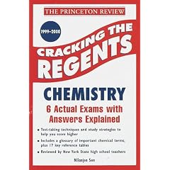 Cracking the Regents: Chemistry, 1999-2000 Edition (Princeton Review Series)
