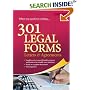 301 Legal Forms, Letters and Agreements
