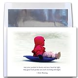 Good Luck - New Year Holiday Cards, Box of 10 cards and envelopes
