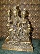 Shiva Parivar Statue Shiva Parvati Ganesh Sculpture Brass 28" India
