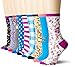 Betsey Johnson Women's Roses Crew Socks Gift Box 9-Pack