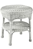 All - weather Wicker End Table, 24 &acute; Hx24 &acute; W, WHITE - B0026HQT32