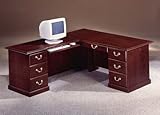Office Furniture DMI - 72 Inch Executive L-Shaped Desk with Left Return - T ....