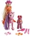 Mattel Polly Pocket Glitz & Glam Pets Pony - Pink Horse / Polly