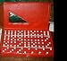 Double Six Jumbo Dominoes-(8.5" x 5") Set of 28-Red Case/Red Tiles